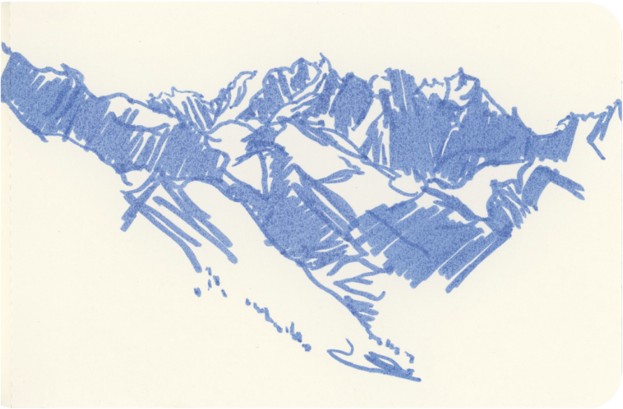 Drawing from Sketchbook Minschuns, 2024–2025